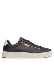 Boss Sneakersy Rhys Tenn 50502869 Czarny. Czarne buty sportowe casual Boss, bez wzorów, z materiału, bez zapięcia. Za 569.99 zł.