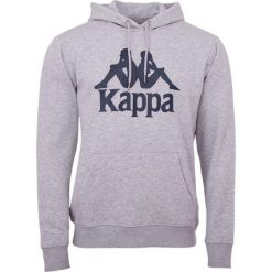 Bluza sportowa męska Kappa Taino. Szare bluzy bez kaptura Kappa, m, bez wzorów, z bawełny, bez kaptura. Za 95.00 zł.