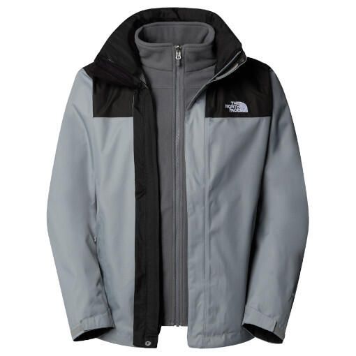 Kurtka turystyczna męska The North Face M Evolve II Triclimate. Szare kurtki The North Face, m, bez wzorów, bez kaptura. Za 873.00 zł.