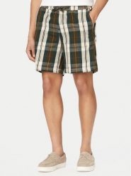 Barbour Szorty materiałowe MST0081TN51 Zielony Regular Fit. Zielone szorty Barbour, m, bez wzorów, z bawełny. Za 499.99 zł.