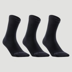 Skarpety sportowe tenis Artengo RS160 High 3 pary. Czarne skarpetki sportowe ARTENGO, bez wzorów, z bawełny. Za 29.99 zł.