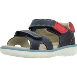 Sandały CLARKS ROAM SURF T Niebieski. Niebieskie sandały Clarks, ze skóry, bez zapięcia. Za 138.99 zł.