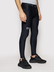 Under Armour Legginsy HeatGear® 1361586 Czarny Slim Fit. Czarne legginsy długie sportowe Under Armour, m, bez wzorów, z syntetyku, do biegania. Za 139.99 zł.