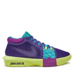 Buty do koszykówki Nike. Fioletowe buty do koszykówki Nike, bez zapięcia, do koszykówki. Za 459.99 zł.