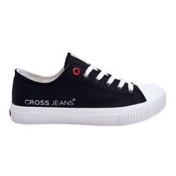 Męskie Trampki Cross Jeans LL1R4023 Czarne. Czarne trampki m, bez wzorów, bez zapięcia. Za 182.49 zł.