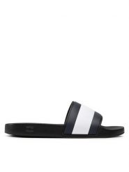 Tommy Hilfiger Klapki Rubber Th Flag Pool Slide FM0FM04263 Czarny. Czarne klapki Tommy Hilfiger, z tworzywa sztucznego. Za 119.99 zł.