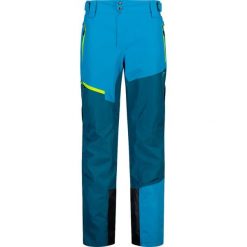Spodnie męskie narciarskie CMP 32W4007. Niebieskie spodnie materiałowe CMP, na co dzień, na zimę, l, bez wzorów, sportowe. W wyprzedaży za 699.50 zł.