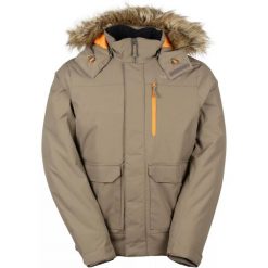 Kurtka uliczna męska Fundango Carbone Bomber. Brązowe kurtki Fundango, na jesień, m, bez wzorów, bez kaptura. W wyprzedaży za 382.85 zł.