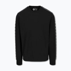 Bluza męska Pitbull Tape Nugget Crewneck Sweatshirt. Czarne bluzy PITBULL, m, bez wzorów, bez kaptura. Za 159.99 zł.