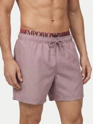 Emporio Armani Szorty kąpielowe EM000686 AF20432 UA269 Różowy. Czerwone kąpielówki Emporio Armani, m, bez wzorów, z syntetyku. Za 399.99 zł.