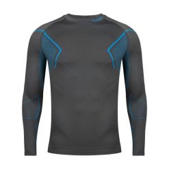 Bluza termoaktywna trekkingowa męska Alpinus Active Base Layer. Szare bielizna termoaktywna Alpinus, m, bez wzorów, z elastanu, bez ramiączek, outdoorowe. Za 176.39 zł.