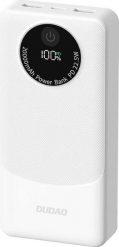 Dudao K12Pro 22.5W PD 20000 mAh USB-A USB-C biały. Białe powerbanki . Za 83.90 zł.