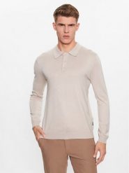 Only & Sons Polo 22021184 Beżowy Regular Fit. Brązowe koszulki polo Only & Sons, m, bez wzorów, z wiskozy, bez kołnierzyka, bez ramiączek. Za 99.99 zł.