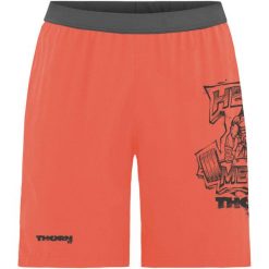 Spodenki treningowe męskie THORN FIT SWAT 2.0. Czerwone krótkie spodenki sportowe Thorn Fit, m, bez wzorów, z materiału. Za 83.99 zł.