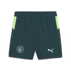 Młodzieżowe szorty Manchester City 25/26 PUMA. Zielona szorty Puma, m, bez wzorów, młodzieżowe. Za 179.00 zł.