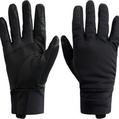 Rękawiczki Odlo Nordic Warm Gloves Full Finger. Czarne rękawiczki ODLO, na zimę, bez wzorów. Za 243.59 zł.