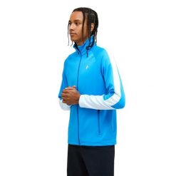 Bluza Peak Performance męska Rider Zip Jacket niebieska - XXL. Niebieskie bluzy Peak Performance, m, bez wzorów, bez kaptura. W wyprzedaży za 569.00 zł.