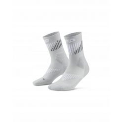 Męskie skarpetki kompresyjne do połowy łydki sportowe z wełną Merino. Szare odzież kompresyjna CEP, m, bez wzorów, z elastanu. Za 69.00 zł.