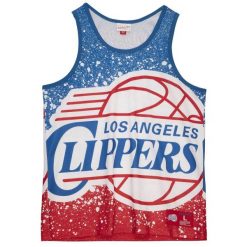 Koszulka bezrękawnik Mitchell & Ness NBA Los Angeles Clippers Tank Top. Czerwone bezrękawniki Mitchell & Ness, m, bez wzorów, bez kołnierzyka, bez ramiączek. Za 297.15 zł.