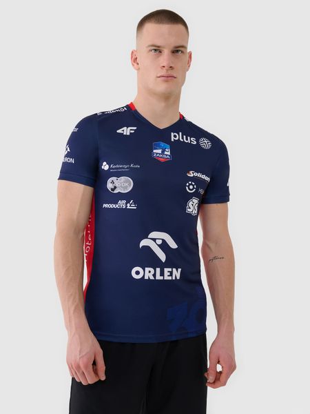 4F Koszulka meczowa replika wyjazdowa z sezonu 2024/25 męska 4F x Zaksa Kędzierzyn Koźle - multikolor XXL. T-shirty 4F, m, bez wzorów, z dzianiny, bez kołnierzyka, bez ramiączek. Za 219.99 zł.