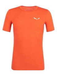 Salewa Koszulka funkcyjna "Zebru Fresh" w kolorze pomarańczowym rozmiar: XL. Pomarańczowe t-shirty sportowe Salewa, bez wzorów, z wełny, bez ramiączek, outdoorowe. Za 158.10 zł.