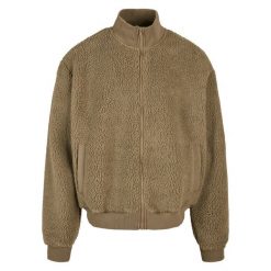 Kurtka Urban Classics boxy sherpa. Zielone kurtki Urban Classics, m, bez wzorów, bez kaptura. Za 337.00 zł.