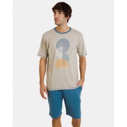 Piżama męska rozm. M P241302 Stone 429. Niebieskie piżamy Massana Homewear, m, bez wzorów, bez ramiączek. Za 199.00 zł.