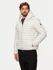 Save The Duck Kurtka puchowa D30650M GIGA19 Szary Regular Fit. Szare kurtki Save the duck, m, bez wzorów, z puchu, bez kaptura. Za 459.99 zł.