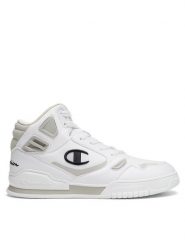 Champion Sneakersy 3 POINT TECH MID S22273-WW010 Biały. Białe buty sportowe casual Champion, bez wzorów, z tworzywa sztucznego, bez zapięcia. Za 239.00 zł.