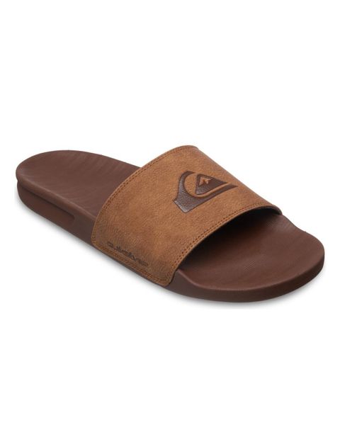 Sandały dla Mężczyzn RIVI Brązowy. Brązowe sandały Quiksilver, z gumy, bez zapięcia. Za 189.99 zł.
