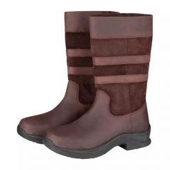 Kowbojki ELT Oklahoma. Brązowe sztyblety ELT, bez wzorów, z materiału, bez obcasa, bez zapięcia. Za 457.00 zł.