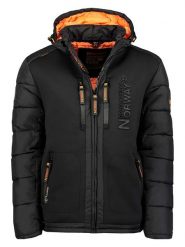 Geographical Norway Kurtka zimowa "Beachwood" w kolorze czarnym rozmiar: XXL. Czarne kurtki Geographical Norway, na zimę, xxl, bez wzorów, bez kaptura. Za 284.15 zł.