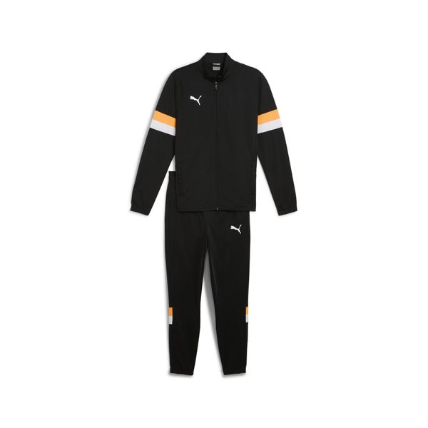 Męski dres piłkarski individualRISE PUMA Black Heat Fire Orange. Brązowe szorty Puma, m, bez wzorów, z dresówki, sportowe. Za 290.00 zł.