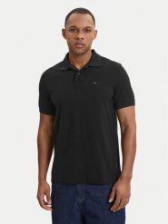 Tommy Jeans Polo DM0DM22711 Czarny Regular Fit. Czarne koszulki polo Tommy Jeans, m, bez wzorów, z bawełny, bez kołnierzyka, bez ramiączek. Za 289.99 zł.
