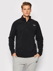 Reebok Polar GR8959 Czarny Slim Fit. Czarne bluzy z polaru Reebok, l, bez wzorów, z polaru, bez kaptura. Za 249.99 zł.