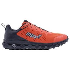 Buty trailowe męskie Inov-8 Parkclaw G 280. Czerwone buty do biegania Inov-8, bez wzorów, bez zapięcia, do biegania. Za 429.99 zł.