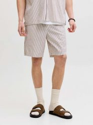 Jack & Jones Szorty "Jaiden" w kolorze beżowym rozmiar: S. Brązowe szorty Jack & Jones, s, bez wzorów, z bawełny. Za 70.57 zł.