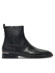 KARL LAGERFELD Kozaki Ellis KL13254 Czarny. Czarne kozaki KARL LAGERFELD, bez wzorów, ze skóry, bez obcasa, bez zapięcia. Za 1,449.00 zł.