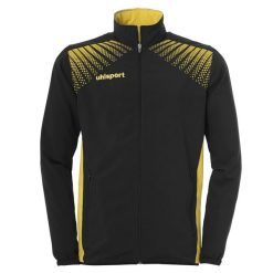 Kurtka prezentacyjna Uhlsport Goal. Czarne kurtki Uhlsport, bez wzorów, bez kaptura. W wyprzedaży za 204.00 zł.