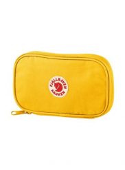 Portfel turystyczny Fjallraven Kanken Travel Wallet - warm yellow. Żółte portfele Fjällräven, bez wzorów, z bawełny. Za 279.40 zł.