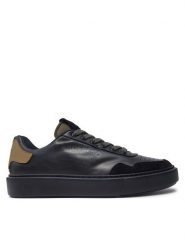 Iceberg Sneakersy Bozema IU1723 Czarny. Czarne buty sportowe casual ICEBERG, bez wzorów, ze skóry, bez zapięcia. Za 799.99 zł.