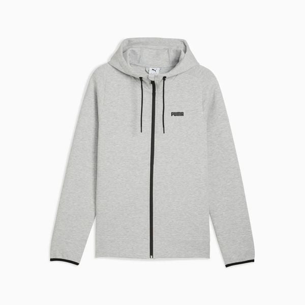 Męska bluza z kapturem Puma SPACER FZ. Szare bluzy z kapturem Puma, l, bez wzorów, ze skóry, z kapturem. Za 241.38 zł.