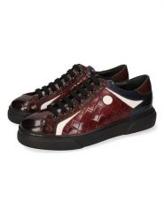 MELVIN & HAMILTON Skórzane sneakersy "Harvey 9" w kolorze biało-czerwono-granatowym rozmiar: 43. Białe buty sportowe casual Melvin & Hamilton, bez wzorów, bez zapięcia. Za 491.99 zł.