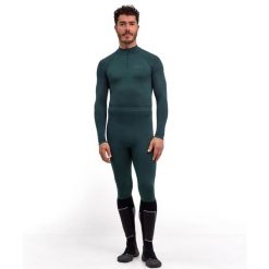 Legginsy Falke Warm. Zielone legginsy długie sportowe Falke, m, bez wzorów. Za 400.00 zł.