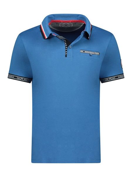 Canadian Peak Koszulka polo "Klarkeak" w kolorze niebieskim rozmiar: XL. Niebieskie koszulki polo Canadian Peak, xl, bez wzorów, z bawełny, bez kołnierzyka, bez ramiączek. Za 104.89 zł.