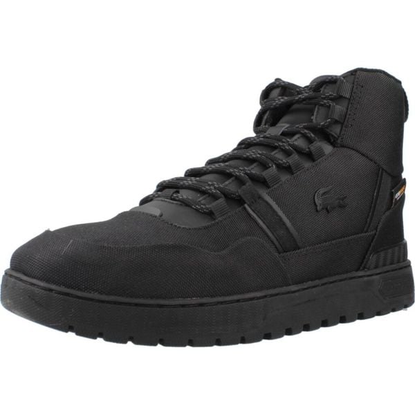 Trampki Lacoste Model T-clip Winter Mid Kolor Czarny. Czarne trampki LACOSTE, bez wzorów, bez zapięcia. Za 506.00 zł.