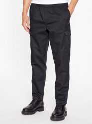 Jack&Jones Spodnie materiałowe 12237534 Czarny Wide Leg. Czarne spodnie materiałowe Jack&Jones, m, bez wzorów, z bawełny. Za 229.99 zł.