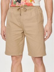 Guess Szorty materiałowe Mick M4GD02 WFBXA Khaki Regular Fit. Brązowe szorty Guess, m, z aplikacjami, z bawełny. Za 219.99 zł.
