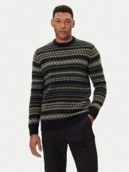 Barbour Sweter Case Fair MKN1027BK52 Czarny Regular Fit. Czarne swetry rozpinane Barbour, l, bez wzorów, z wełny, bez kołnierzyka, bez ramiączek. Za 619.99 zł.