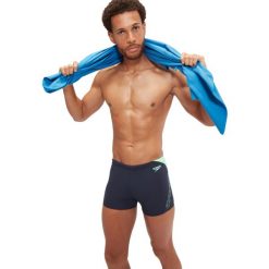 Kąpielówki męskie spodenki kąpielowe Speedo Hyperboom. Niebieskie kąpielówki Speedo, m, bez wzorów. Za 129.99 zł.